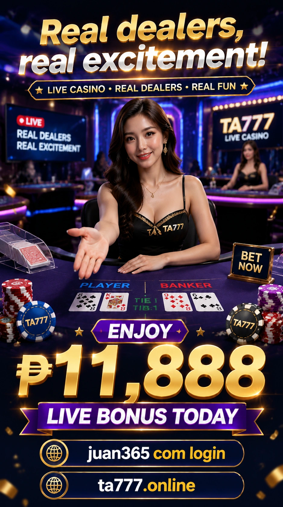 Live casino brand showcase 1
