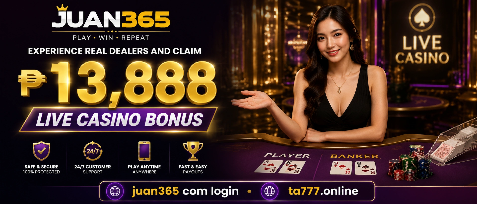 Live casino Philippines category hero image